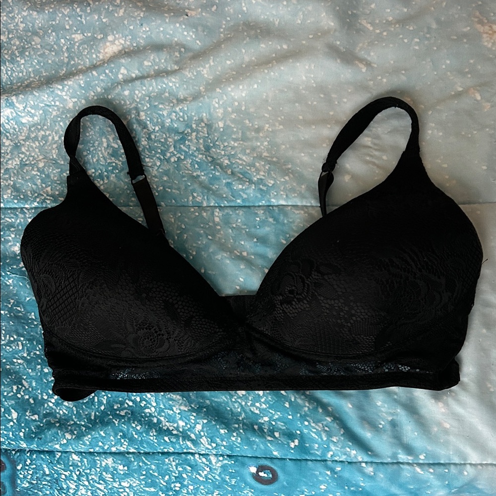 Black Lace Bra